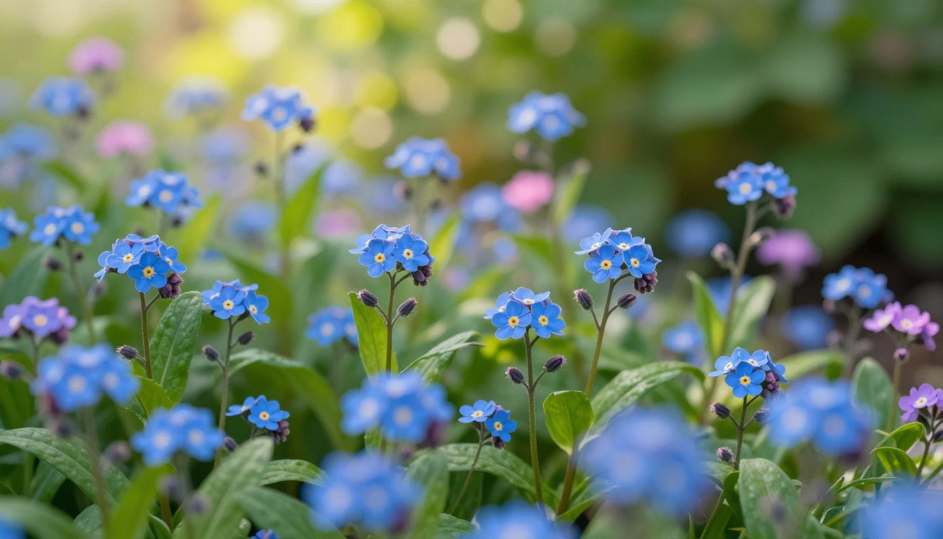 nefelejcs fajták a kertben