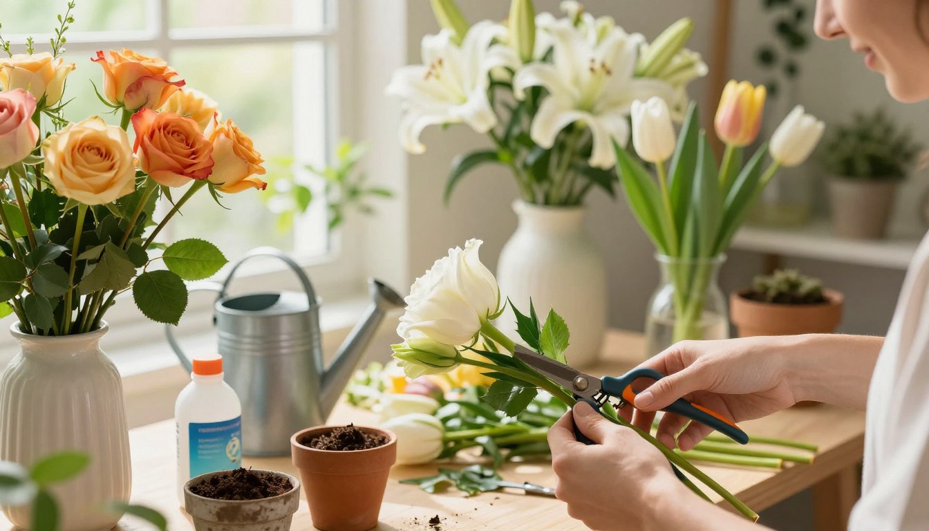 virágnövény gondozása